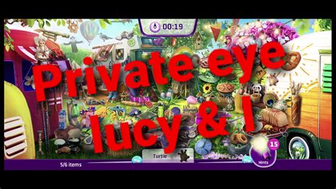 Does anyone have a screenshot of the Lucy & I private eye .